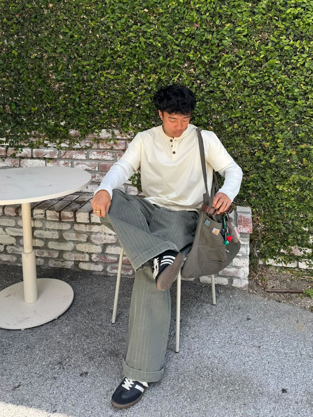 Double-Sleeve Henley Tee